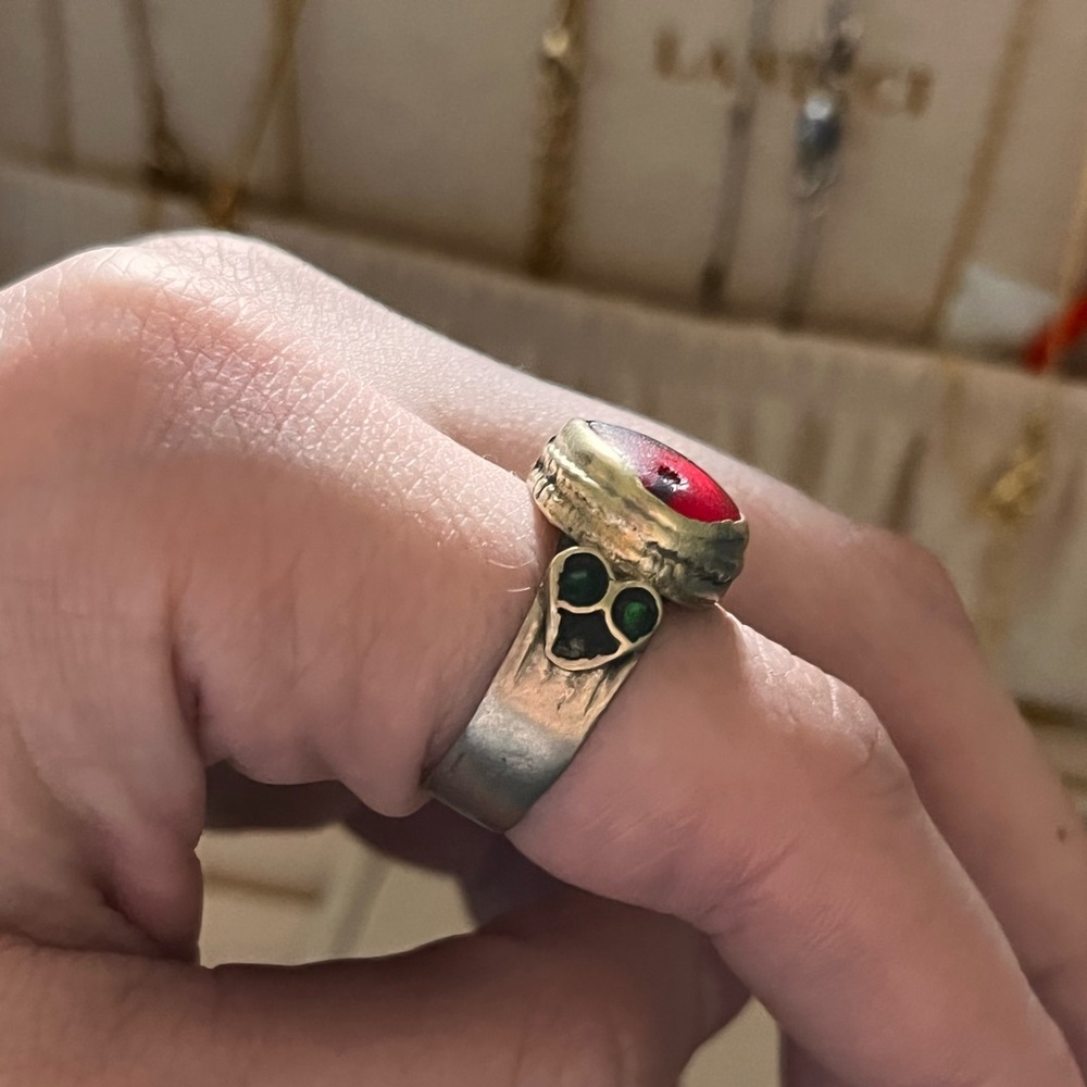 Vintage Ring Ruby - image 3